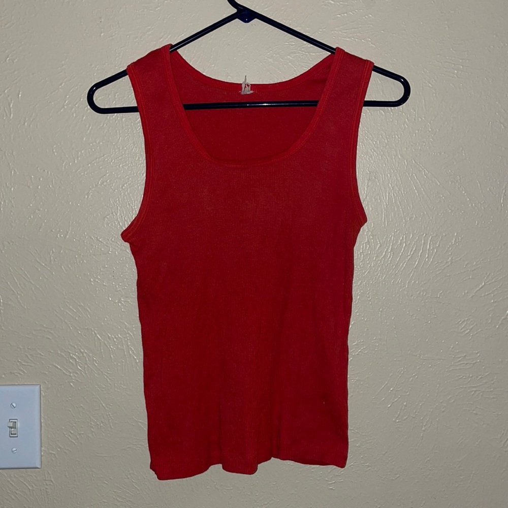 Vintage and shabby Orange Tank